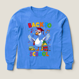 Zurück zur Schule Gans – Farbige lustige T-Shirt G