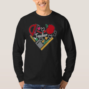 Zurück zur Schule Geek Nerd Mathe Wissenschaft Leh T-Shirt