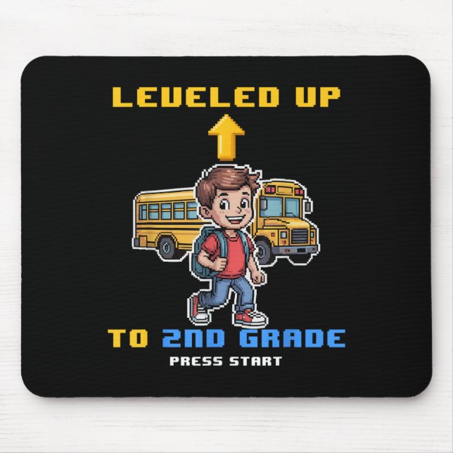 Zurück zur Schule Gewitter-Gamer B Mousepad (Vorne)