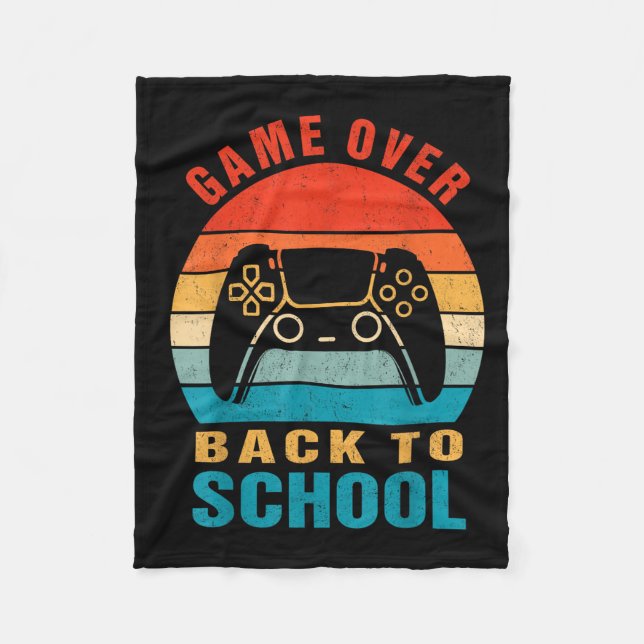 Zurück zur Schule Gezwitscher über Lehrer Student  Fleecedecke (Vorderseite)