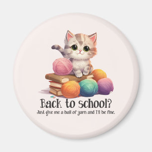 Zurück zur Schule? Gib mir nur Yarn Magnet
