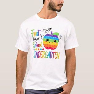 Zurück zur Schule glücklicher erster Tag der Schul T-Shirt