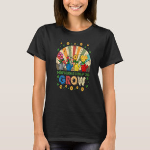 Zurück zur Schule Groovy Wachstumsmentalität Posit T-Shirt