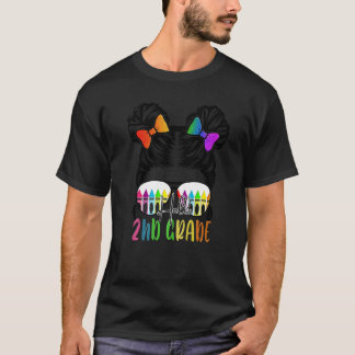 Zurück zur Schule Hallo 2. Klasse Zweiter unordent T-Shirt