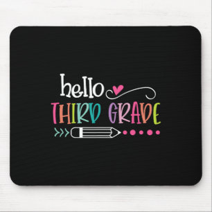 Zurück zur Schule Hallo Dritte Klasse für Kinder J Mousepad