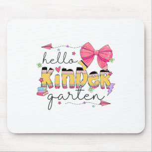 Zurück zur Schule Hallo Kindergartenlehrer Coquett Mousepad