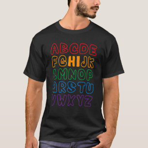 Zurück zur Schule Hi Alphabet Pre-K Kindergarten T T-Shirt