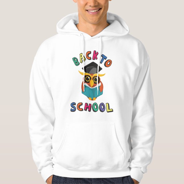 Zurück zur Schule Hoodie (Vorderseite)