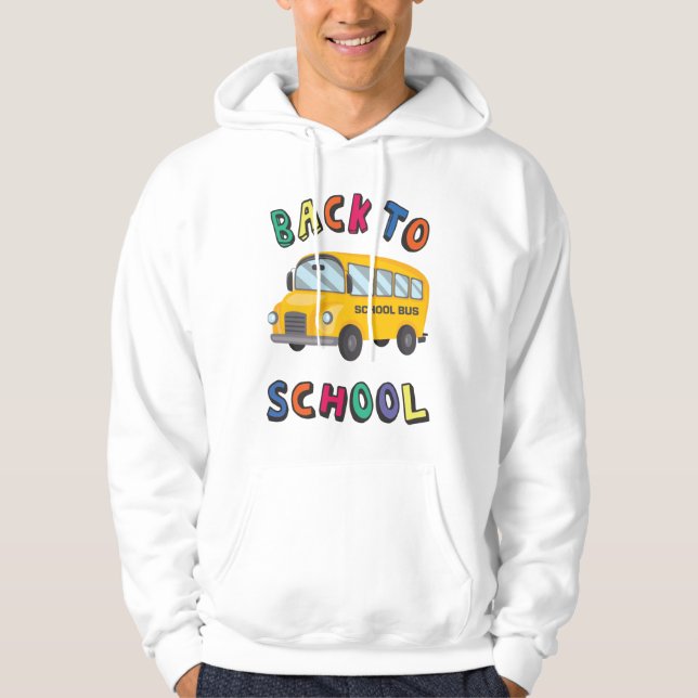 Zurück zur Schule Hoodie (Vorderseite)