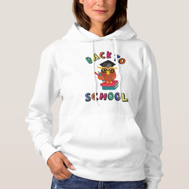 Zurück zur Schule Hoodie (Vorderseite)