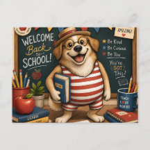 Zurück zur Schule Hund PNG, Süßes Lehrer-Hund-Desi