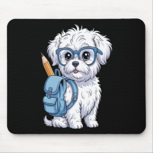 Zurück zur Schule Hund Welpe Erster Tag Mousepad