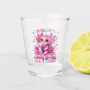 Zurück zur Schule Ich bin bereit, Axolotl-Fragen z Schnapsglas
