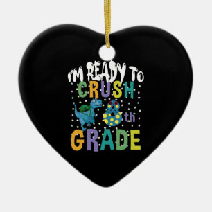 Zurück zur Schule Ich bin bereit, den 8. Klasse Di Keramik Ornament