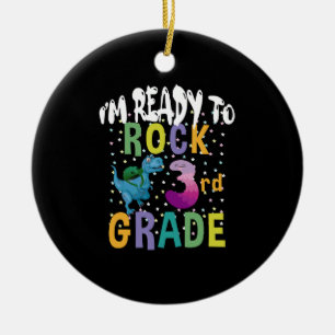 Zurück zur Schule Ich bin bereit, die 3. Klasse Di Keramik Ornament