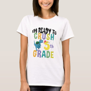 Zurück zur Schule Ich bin bereit, die 5. Klasse Di T-Shirt