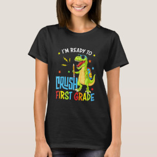 Zurück zur Schule Ich bin bereit, die erste Klasse T-Shirt