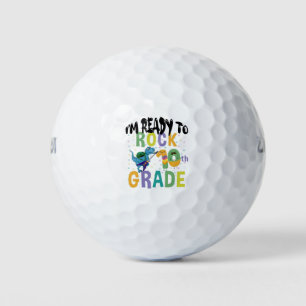 Zurück zur Schule Ich bin bereit zu rocken 10. Kla Golfball