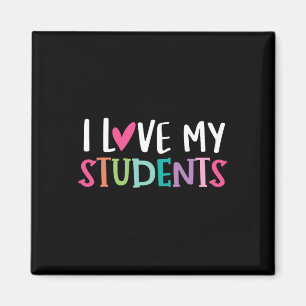 Zurück zur Schule Ich liebe meine Schüler Lehrer F Magnet