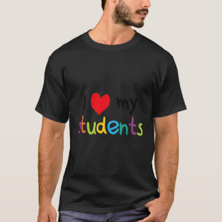 Zurück zur Schule Ich Liebe meine Schüler Lehrer T-Shirt