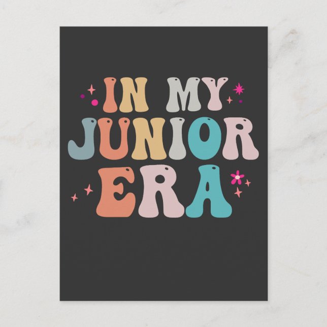 Zurück zur Schule in meiner Junior-Ära-Lehrerin Postkarte (Vorderseite)