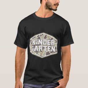 Zurück zur Schule Jungs alter Camouflage Kindergar T-Shirt