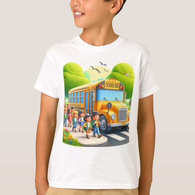 Zurück zur Schule Jungs T-Shirt (Vorderseite)