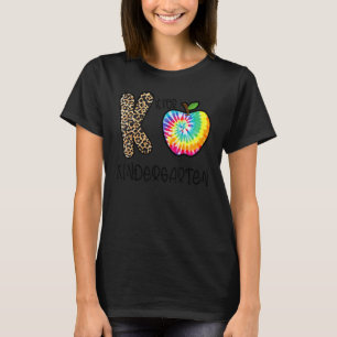 Zurück zur Schule K ist für Kindergarten Leopard T T-Shirt