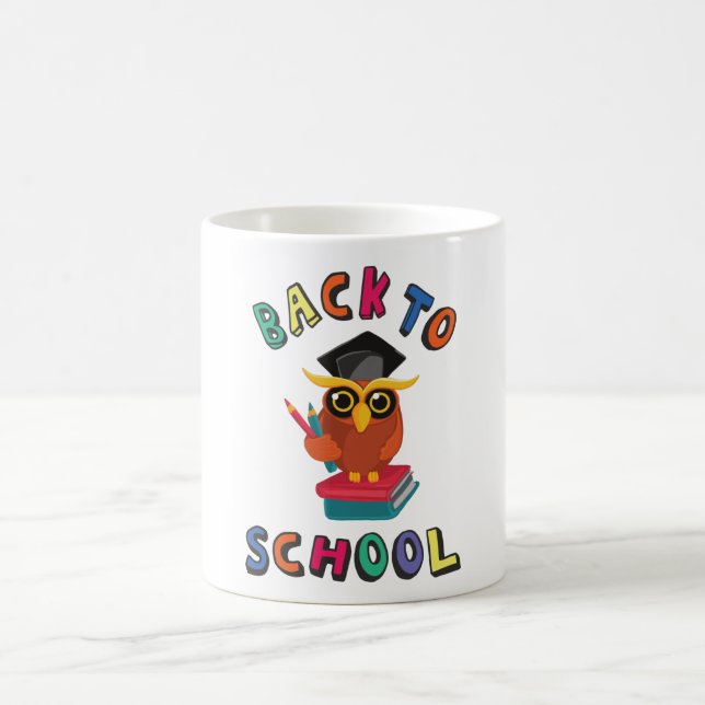 Zurück zur Schule Kaffeetasse (Mittel)
