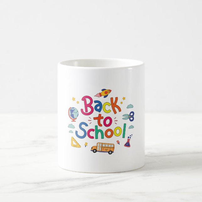 Zurück zur Schule Kaffeetasse (Mittel)