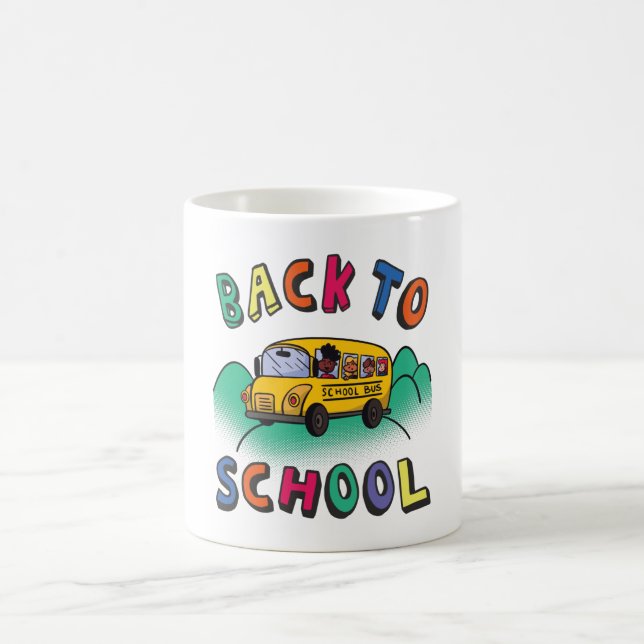 Zurück zur Schule Kaffeetasse (Mittel)