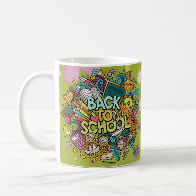 zurück zur Schule Kaffeetasse (Links)