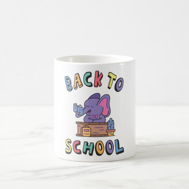 Zurück zur Schule Kaffeetasse (Mittel)