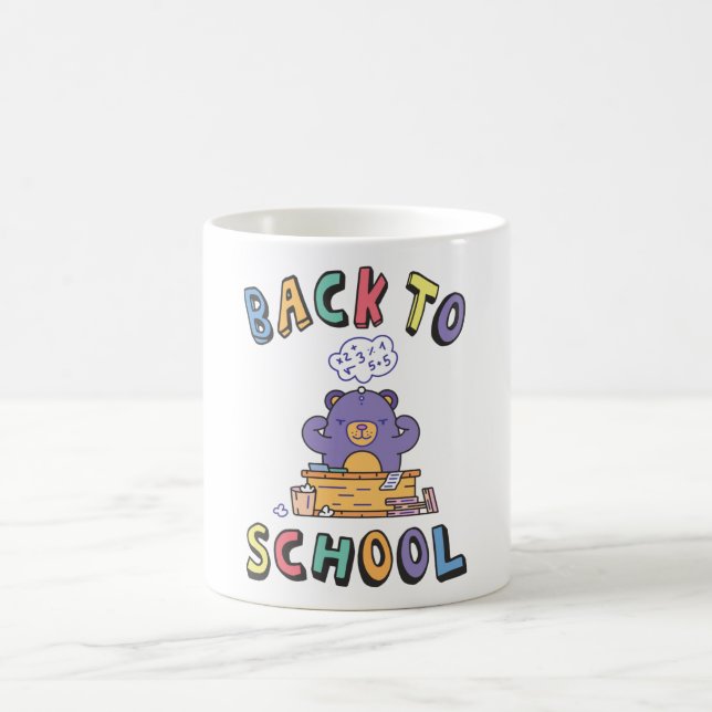 Zurück zur Schule Kaffeetasse (Mittel)