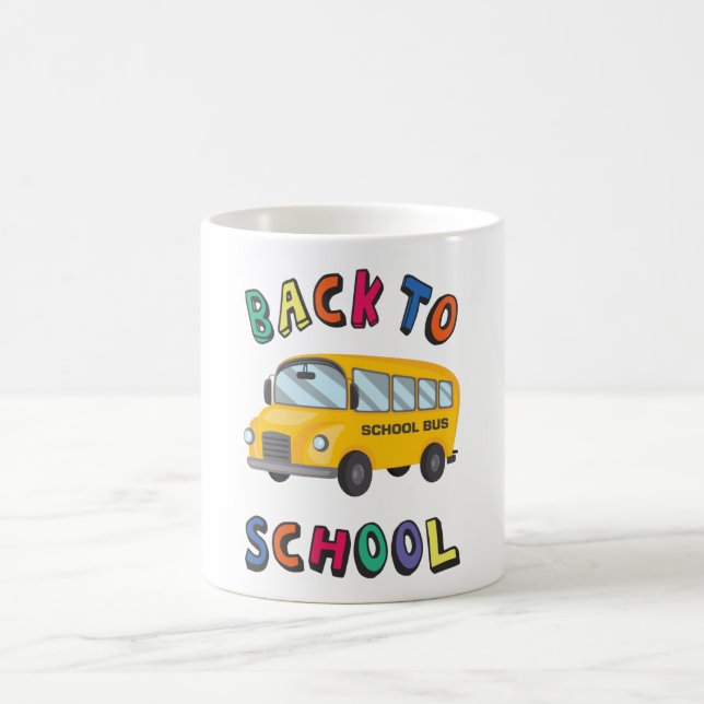 Zurück zur Schule Kaffeetasse (Mittel)