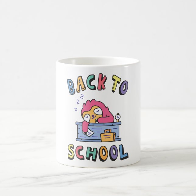 Zurück zur Schule Kaffeetasse (Mittel)