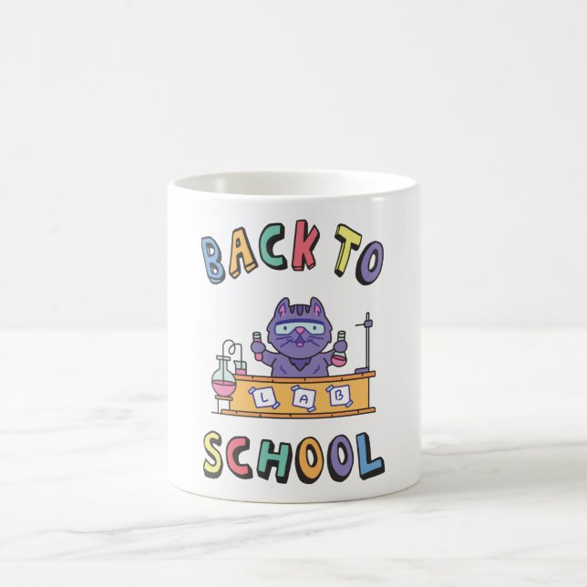 Zurück zur Schule Kaffeetasse (Mittel)