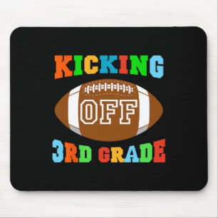Zurück zur Schule Kick-Off 3. Klasse Fußball Kinde Mousepad