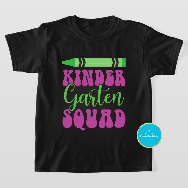 Zurück zur Schule Kinder Kindergarten Squad T - Sh T-Shirt (Von Creator hochgeladen)