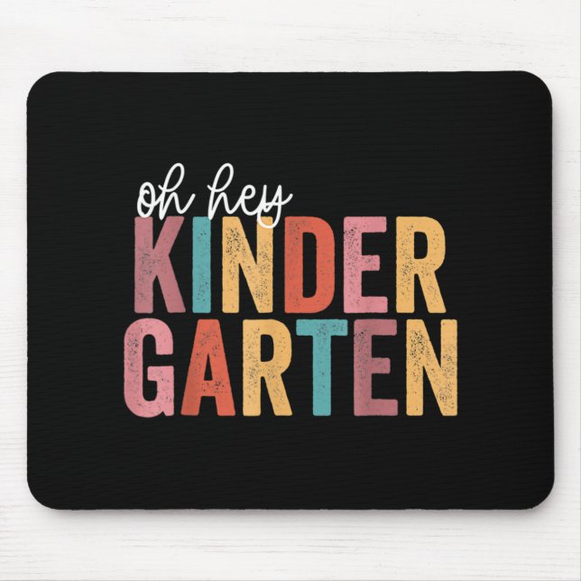 Zurück zur Schule Kinder Schüler Lehrer Oh Hey Kin Mousepad (Vorne)