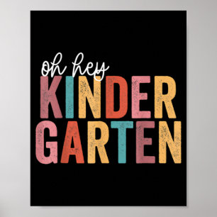Zurück zur Schule Kinder Schüler Lehrer Oh Hey Kin Poster