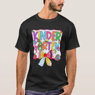 Zurück zur Schule Kindergarten Coquette Bleistift T-Shirt