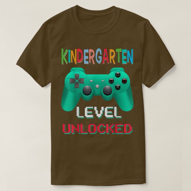 Zurück zur Schule Kindergarten Stufe ungesperrt V T-Shirt (Design vorne)