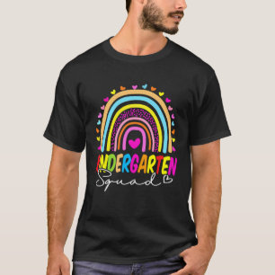 Zurück zur Schule Kindergarten-Truppe Regenbogen- T-Shirt