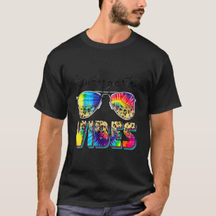 Zurück zur Schule Kindergarten Vibes Tie Dye Leopa T-Shirt