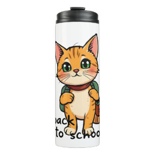 Zurück zur Schule Kitty - nein1 Thermosbecher