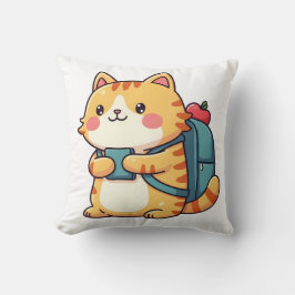 Zurück zur Schule Kitty - nein4 Kissen