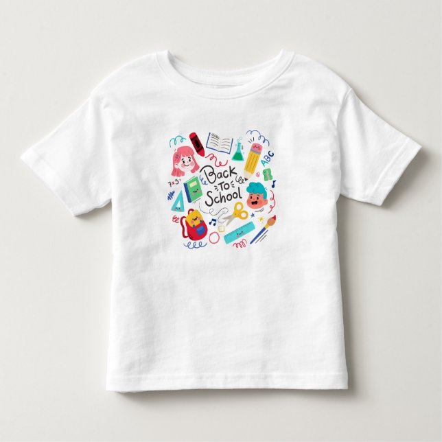 Zurück zur Schule Kleinkind T-shirt (Vorderseite)