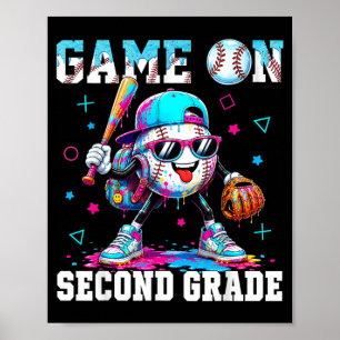 Zurück zur Schule Lass uns spielen 2. Zweite Klass Poster