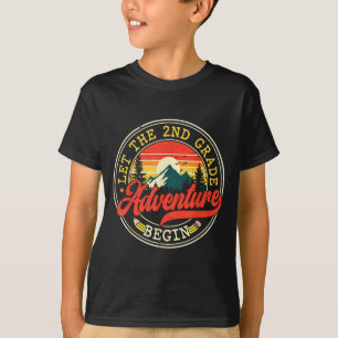 Zurück zur Schule, lasst das zweite 2. Klasse-Aben T-Shirt
